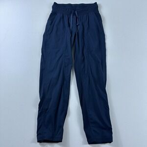 Lululemon Dance Studio Mid Rise Jogger Sweatpants Womens Size 0 Blue Active